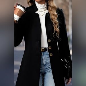 Black long jacket